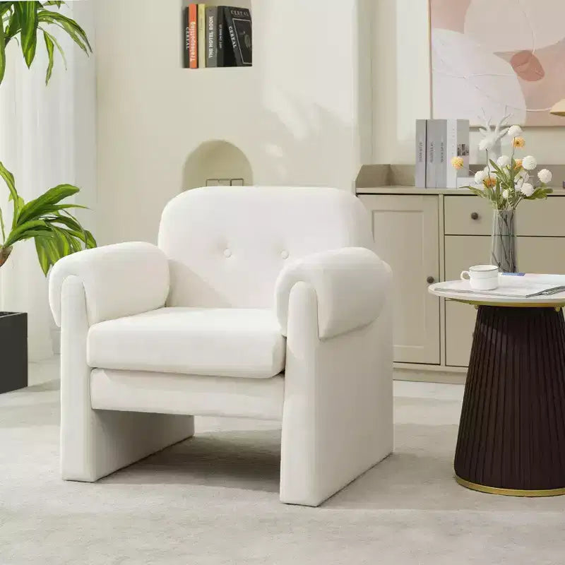 Fauteuil d'appoint Hyleory nuageux et doux, fauteuil pour chambre à coucher, zone de réception, salle de lecture, salon