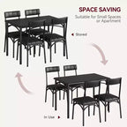 Ensemble table à manger WhizMax pour 2, ensemble table de salle à manger carrée avec 2 chaises rembourrées, ensemble table et chaises de cuisine 3 pièces, ensemble table de cuisine
