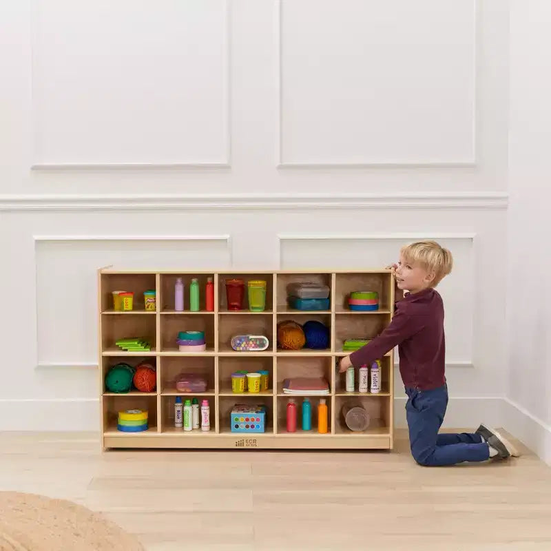 Meuble de rangement mobile ECR4Kids 20 casiers, 4x5, mobilier de classe