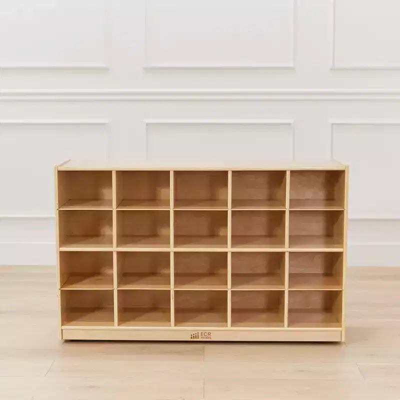 Meuble de rangement mobile ECR4Kids 20 casiers, 4x5, mobilier de classe