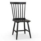 Costway Windsor Lot de 2 Chaises de Salle à Manger sans Accoudoirs à Dossier à Barreaux Massif - Voir Détails
