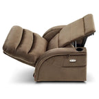 Fauteuil inclinable zéro gravité électrique MCombo avec appuie-tête réglable pour salon, tissu ZG334