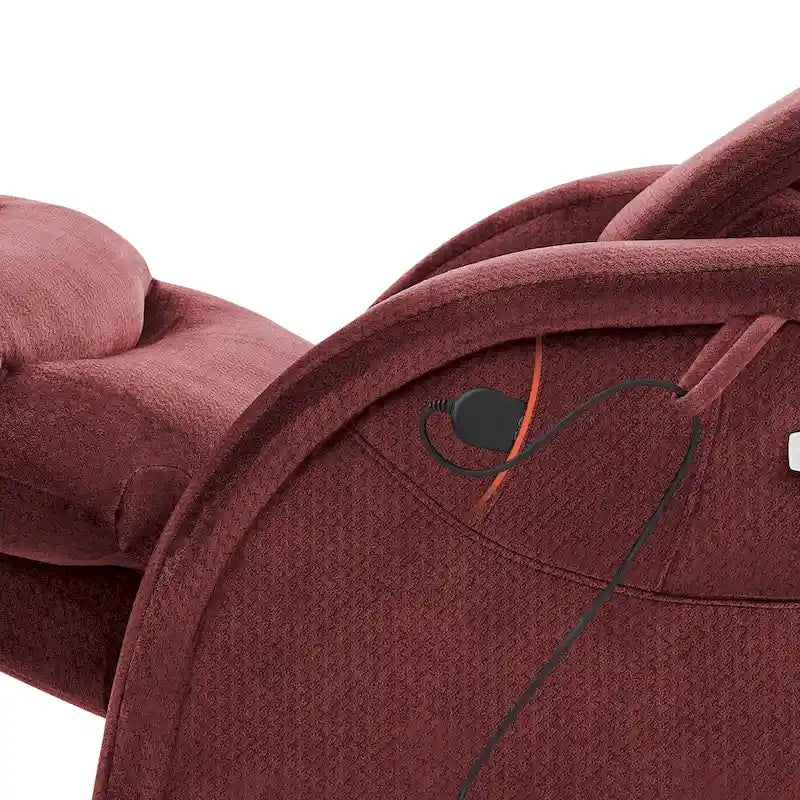 Fauteuil inclinable zéro gravité électrique MCombo avec appuie-tête réglable pour salon, tissu ZG334