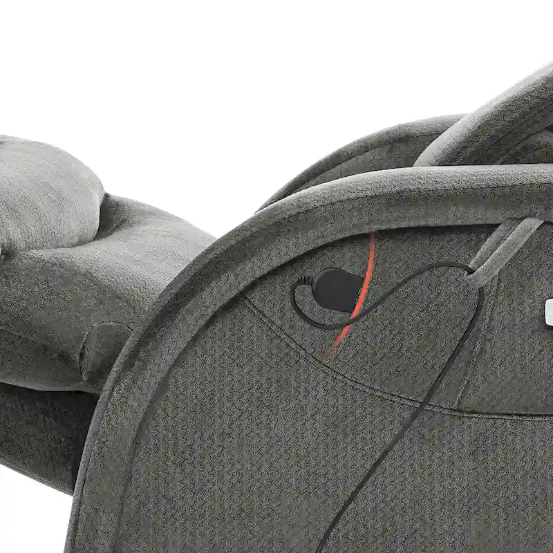 Fauteuil inclinable zéro gravité électrique MCombo avec appuie-tête réglable pour salon, tissu ZG334