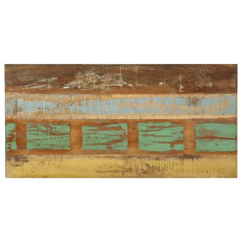 Table à manger 47,2 x 23,6 x 29,9 cm en bois de récupération massif - 47,2 x 23,6 x 29,9