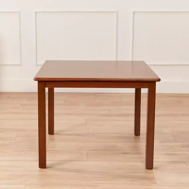 Table carrée en bois dur ECR4Kids 76 cm x 76 cm avec pieds de 56 cm, Meubles pour enfants