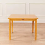 Table carrée en bois dur ECR4Kids 76 cm x 76 cm avec pieds de 56 cm, Meubles pour enfants