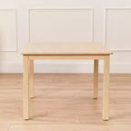 Table carrée en bois dur ECR4Kids 76 cm x 76 cm avec pieds de 56 cm, Meubles pour enfants