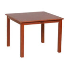Table carrée en bois dur ECR4Kids 76 cm x 76 cm avec pieds de 56 cm, Meubles pour enfants