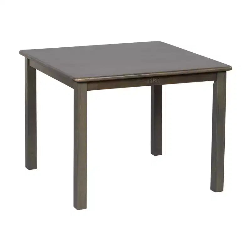 Table carrée en bois dur ECR4Kids 76 cm x 76 cm avec pieds de 56 cm, Meubles pour enfants