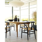 Lot de 2 chaises de salle à manger modernes en bois avec accoudoirs et assise en chanvre pour la maison, le restaurant, le bureau, la cuisine