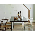 Lot de 2 chaises de salle à manger modernes en bois avec accoudoirs et assise en chanvre pour la maison, le restaurant, le bureau, la cuisine