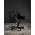 Chaise de bureau Salazar - Noir/Taupe - Safavieh