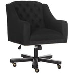 Chaise de bureau Salazar - Noir/Taupe - Safavieh