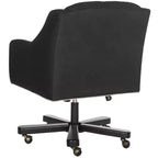 Chaise de bureau Salazar - Noir/Taupe - Safavieh