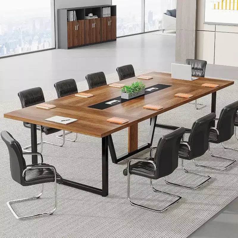 Table de conférence Lantine 8 pi pour 10 personnes pour réunions de bureau