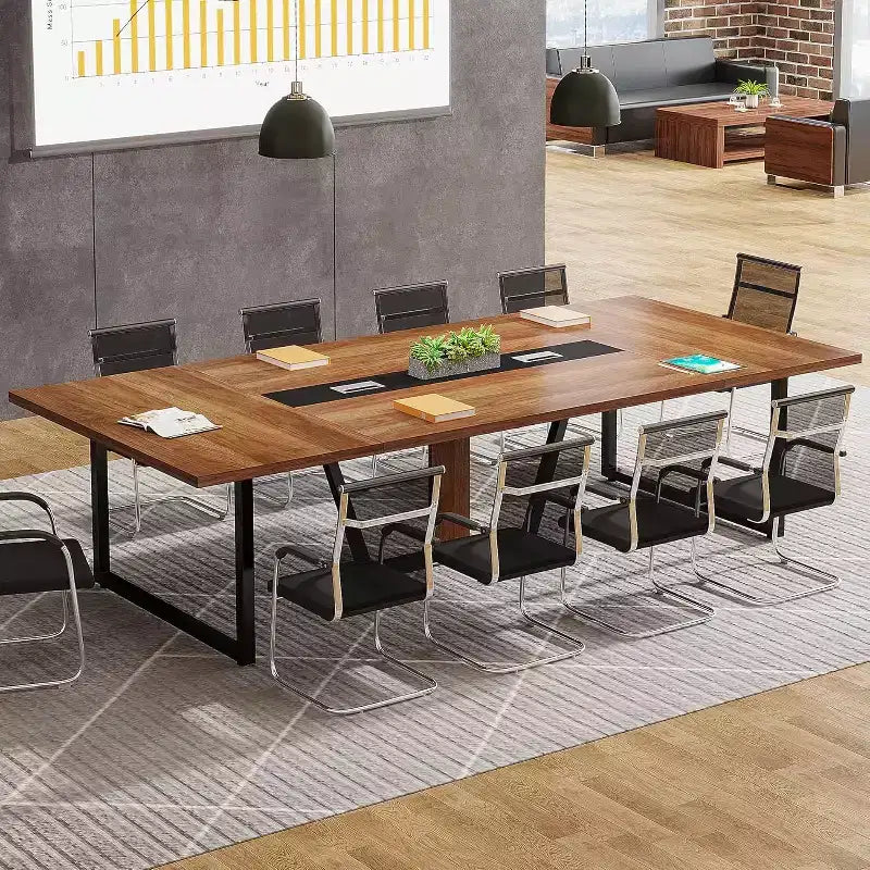 Table de conférence Lantine 8 pi pour 10 personnes pour réunions de bureau