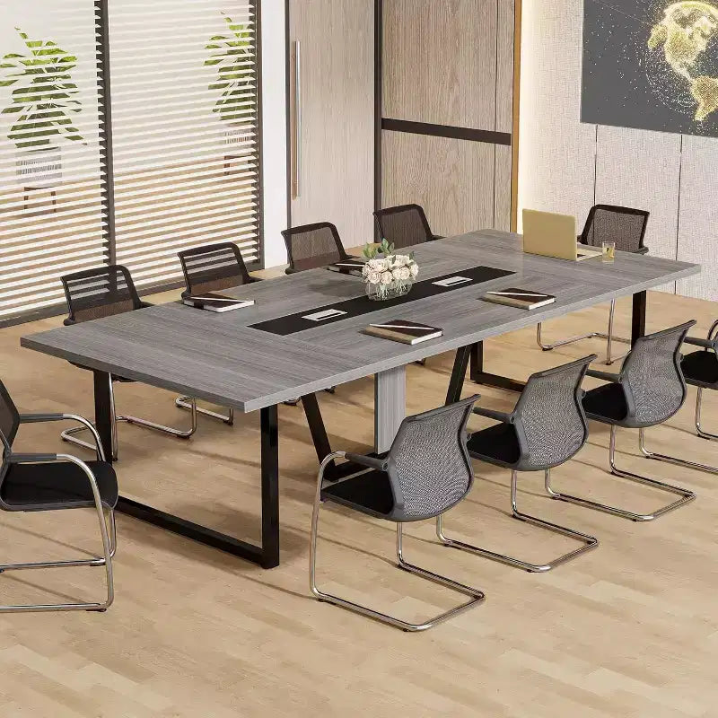 Table de conférence Lantine 8 pi pour 10 personnes pour réunions de bureau