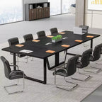 Table de conférence Lantine 8 pi pour 10 personnes pour réunions de bureau