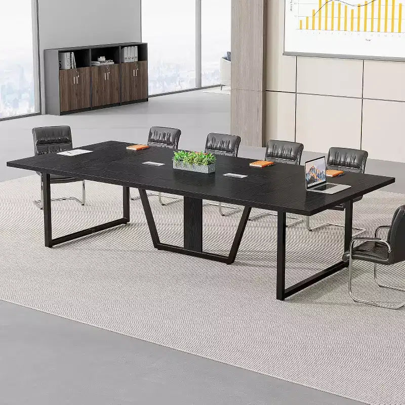 Table de conférence Lantine 8 pi pour 10 personnes pour réunions de bureau