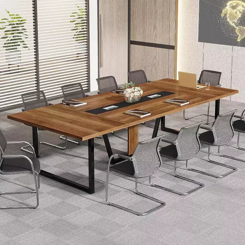 Table de conférence Lantine 8 pi pour 10 personnes pour réunions de bureau