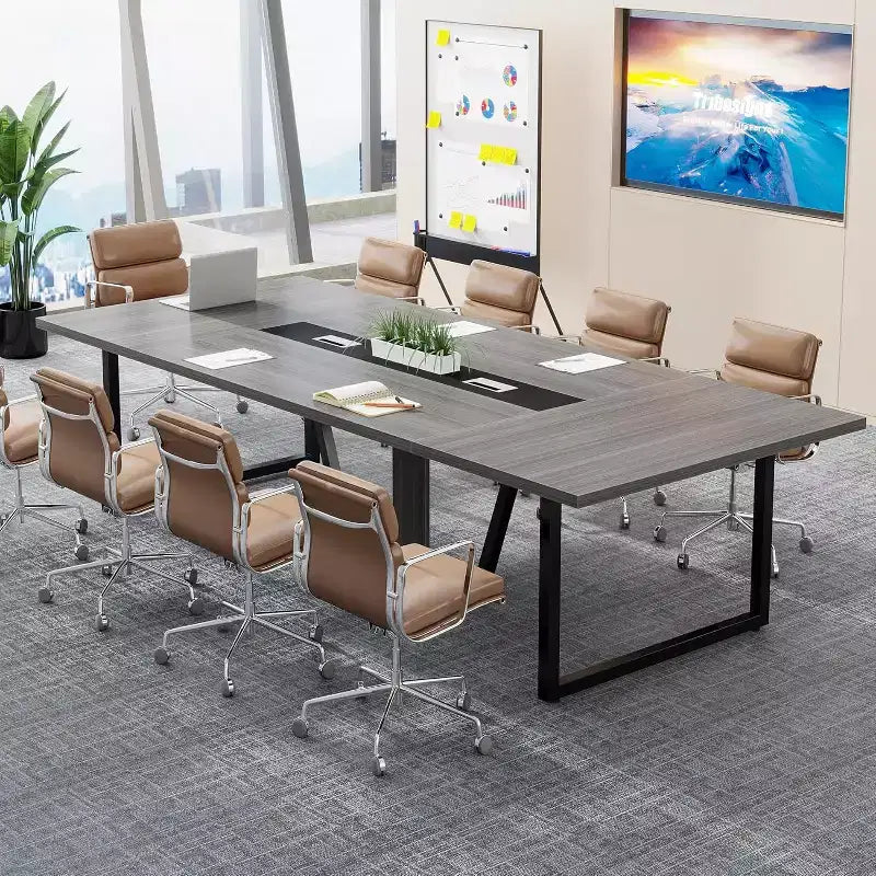 Table de conférence Lantine 8 pi pour 10 personnes pour réunions de bureau