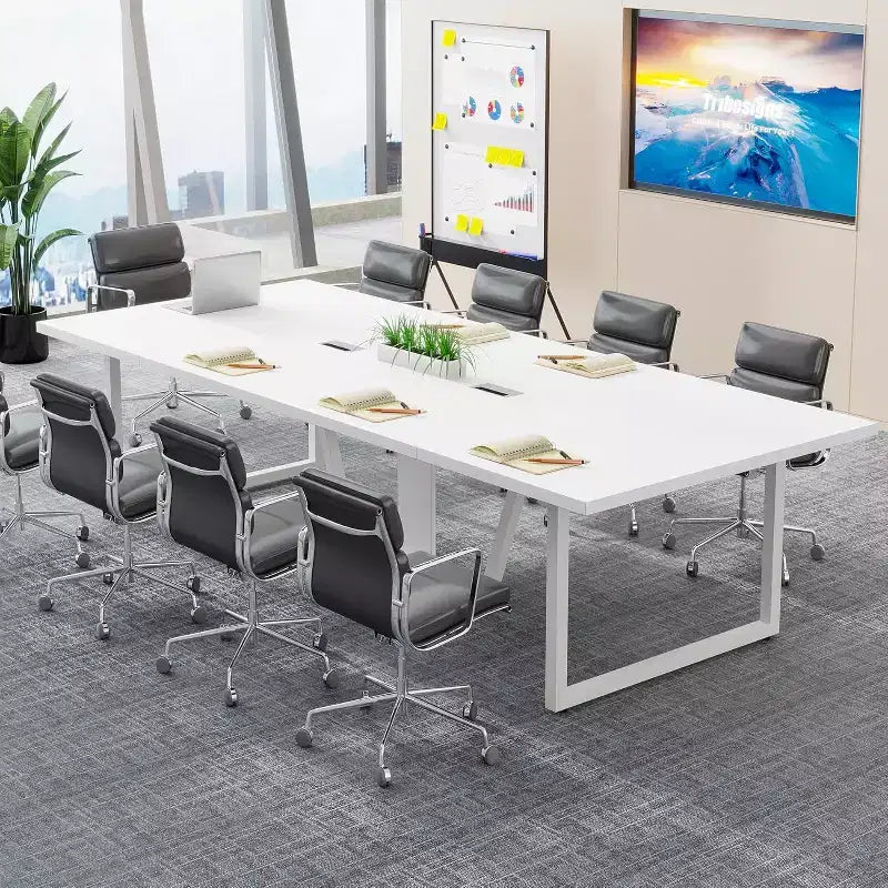 Table de conférence Lantine 8 pi pour 10 personnes pour réunions de bureau