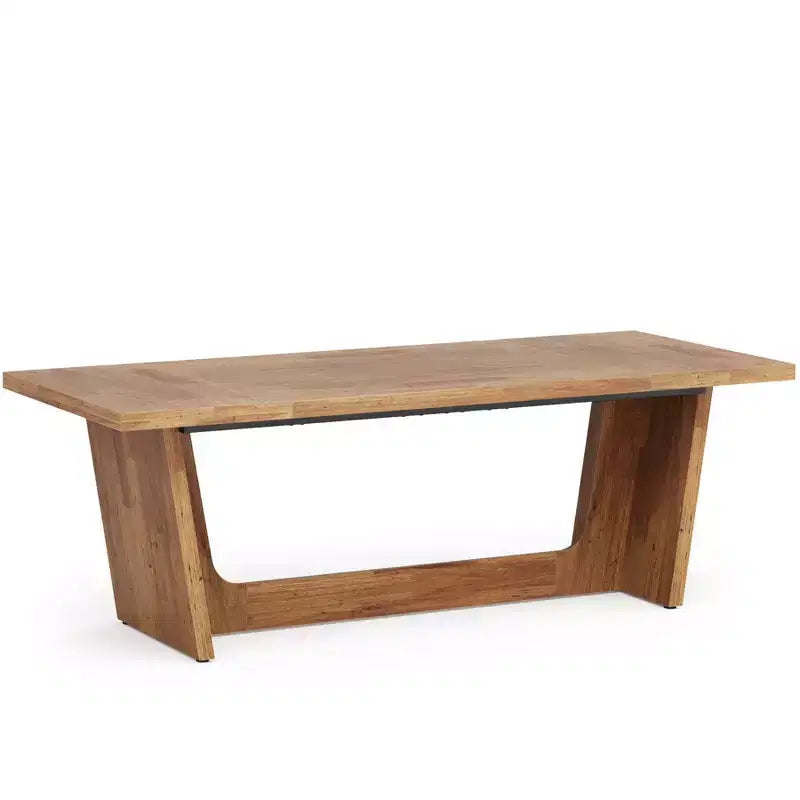 Bureau d'ordinateur de direction Lantine de 70,87 pouces avec piédestal en bois massif
