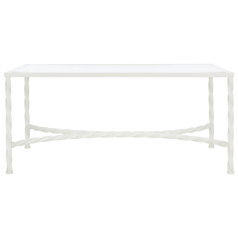 SAFAVIEH Couture Sedighe Table basse en verre - 40 L x 24 P x 18 H - 40L x 24P x 18H