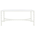 SAFAVIEH Couture Sedighe Table basse en verre - 40 L x 24 P x 18 H - 40L x 24P x 18H