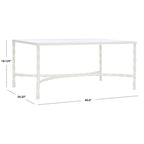 SAFAVIEH Couture Sedighe Table basse en verre - 40 L x 24 P x 18 H - 40L x 24P x 18H