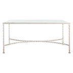 SAFAVIEH Couture Sedighe Table basse en verre - 40 L x 24 P x 18 H - 40L x 24P x 18H