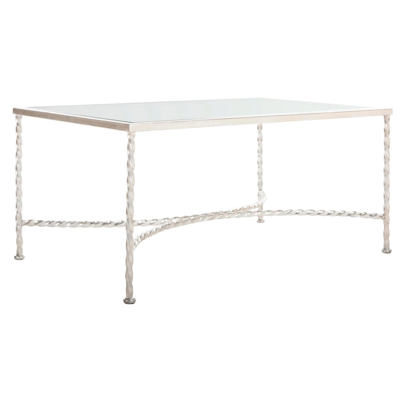 SAFAVIEH Couture Sedighe Table basse en verre - 40 L x 24 P x 18 H - 40L x 24P x 18H