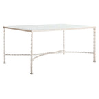 SAFAVIEH Couture Sedighe Table basse en verre - 40 L x 24 P x 18 H - 40L x 24P x 18H