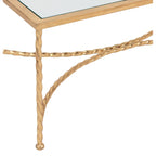 SAFAVIEH Couture Sedighe Table basse en verre - 40 L x 24 P x 18 H - 40L x 24P x 18H
