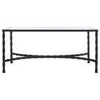 SAFAVIEH Couture Sedighe Table basse en verre - 40 L x 24 P x 18 H - 40L x 24P x 18H