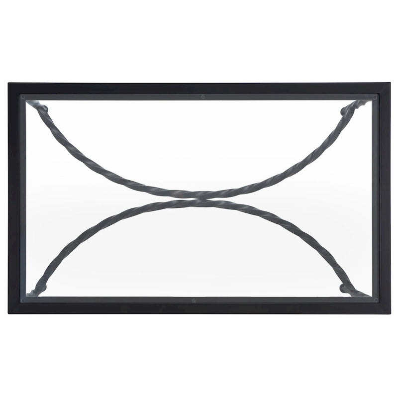 SAFAVIEH Couture Sedighe Table basse en verre - 40 L x 24 P x 18 H - 40L x 24P x 18H