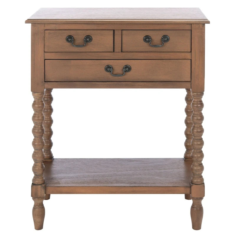 Console 3 tiroirs Ivie - 23,5 L x 13 P x 29,5 H - 23,5 L x 13 P x 29,5 H - 24Lx13Px30H