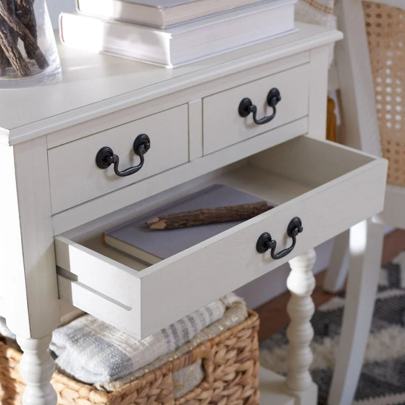 Console 3 tiroirs Ivie - 23,5 L x 13 P x 29,5 H - 23,5 L x 13 P x 29,5 H - 24Lx13Px30H