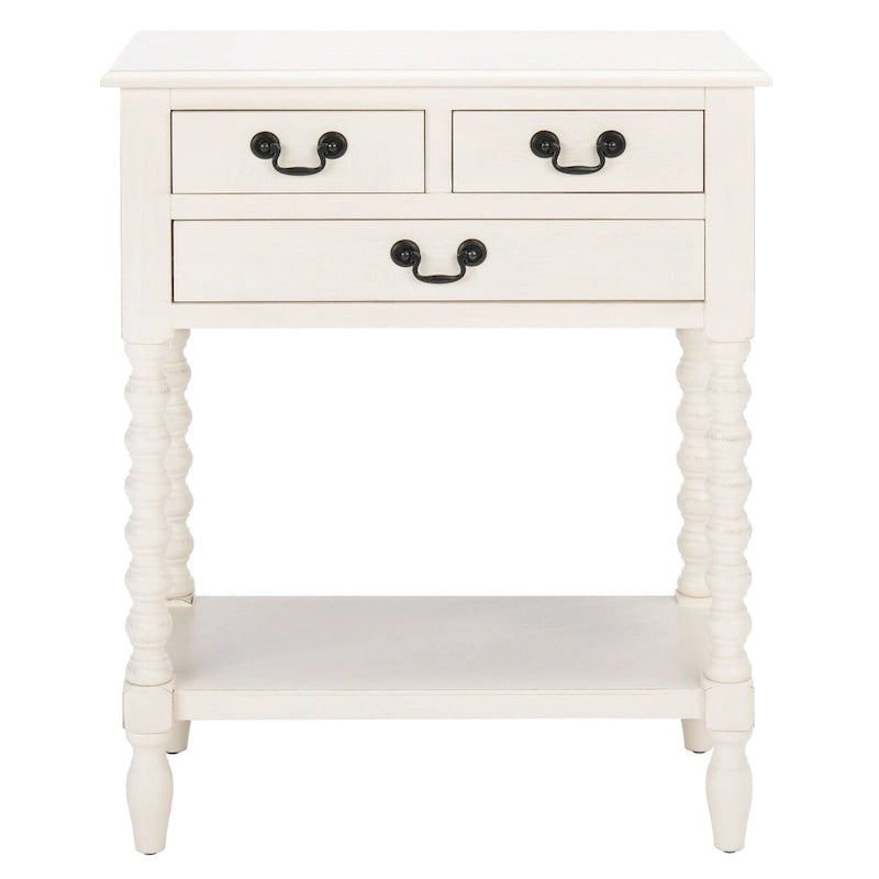 Console 3 tiroirs Ivie - 23,5 L x 13 P x 29,5 H - 23,5 L x 13 P x 29,5 H - 24Lx13Px30H