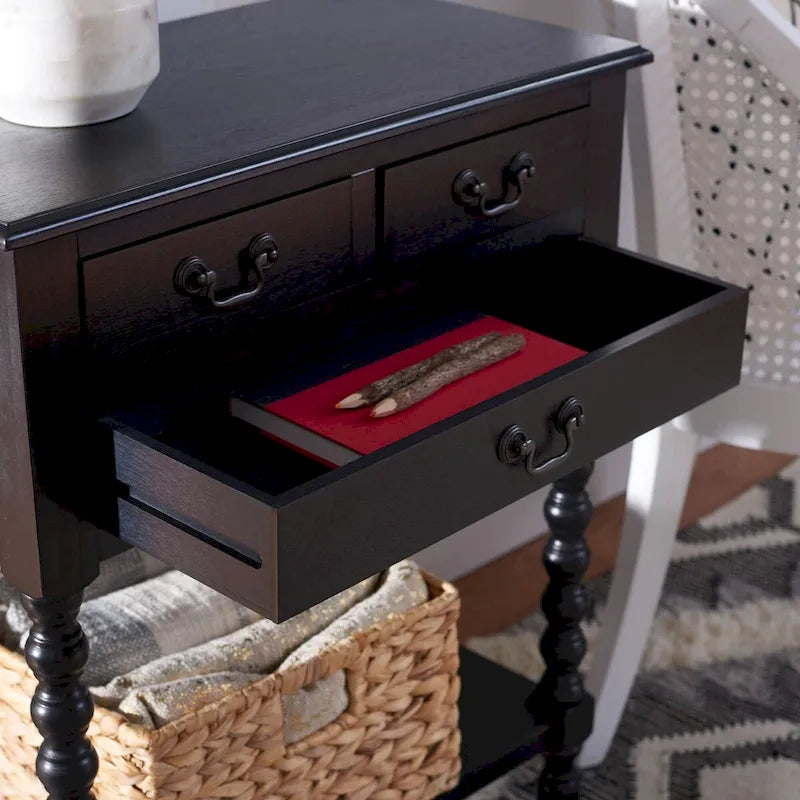 Console 3 tiroirs Ivie - 23,5 L x 13 P x 29,5 H - 23,5 L x 13 P x 29,5 H - 24Lx13Px30H
