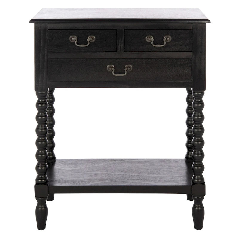 Console 3 tiroirs Ivie - 23,5 L x 13 P x 29,5 H - 23,5 L x 13 P x 29,5 H - 24Lx13Px30H