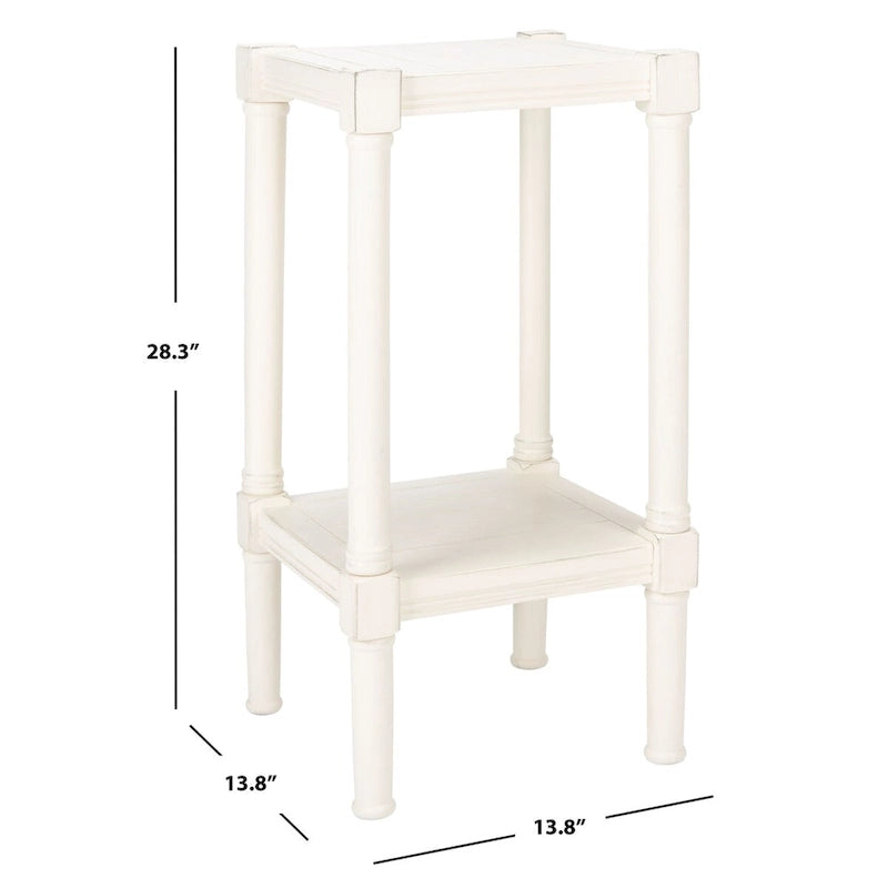 Table d'appoint carrée Nermira SAFAVIEH - 13.8 l x 13.8 L x 28.3 H - 14lx14Px28H