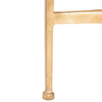 Table d'appoint ronde Safavieh Couture Venie en verre or antique - 27 L x 27 P x 23 H - 27Lx27Px23H