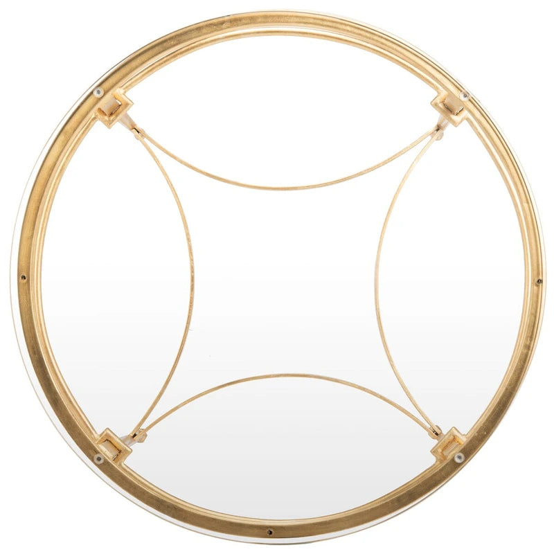 Table d'appoint ronde Safavieh Couture Venie en verre or antique - 27 L x 27 P x 23 H - 27Lx27Px23H