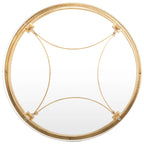 Table d'appoint ronde Safavieh Couture Venie en verre or antique - 27 L x 27 P x 23 H - 27Lx27Px23H
