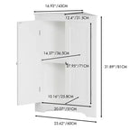 Meuble d'angle sur pied, meuble de rangement d'angle de salle de bain avec étagère réglable, organisateur de meuble étroit autoportant pour salle de bain et salon