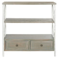 Console de rangement Zenia bleu pâle - 33,9 x 15,2 x 34,8 - 34Lx15Px35H