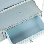 Console de rangement Zenia bleu pâle - 33,9 x 15,2 x 34,8 - 34Lx15Px35H