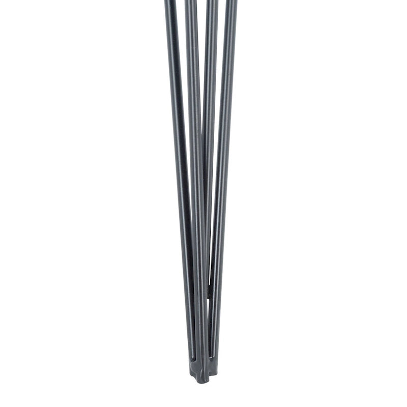 Table d'appoint SAFAVIEH Luann laquée blanc/noir - 19,6 x 19,6 x 23,6 - 20Lx20Px24H